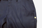 Alfani Mens Slim fit Dress Pants 36 / 30 Navy Blue Solid Stretch