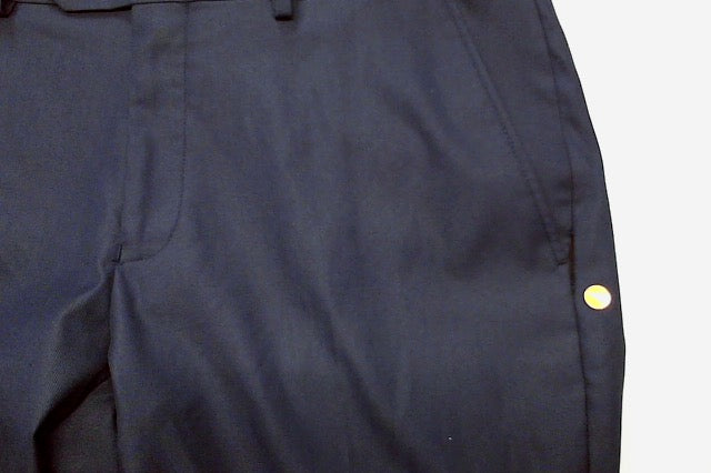 Alfani Mens Slim fit Dress Pants 36 / 30 Navy Blue Solid Stretch