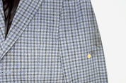Tommy Hilfiger Mens Modern fit Sport Coat Blazer 36 S Light Blue Plaid Stretch