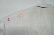Michael Kors Mens Classic fit Sport Coat Blazer 44 R Light Grey Herringbone Stretch