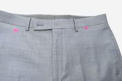 Calvin Klein Mens Slim fit Dress Pants 32 / 32 Powder Blue Solid Stretch