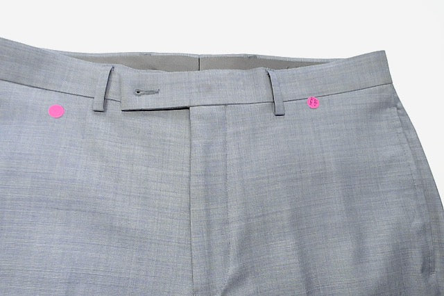 Calvin Klein Mens Slim fit Dress Pants 32 / 32 Powder Blue Solid Stretch