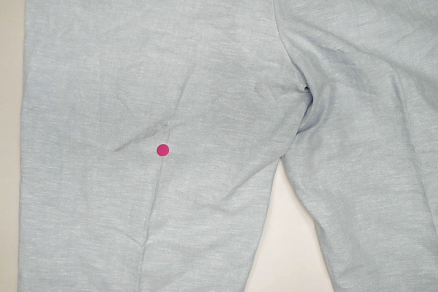 Bar Iii Mens Slim fit Dress Pants 32 / 32 Light Blue Solid Stretch Linen