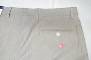 Tommy Hilfiger Mens Modern fit Dress Pants 36 / 30 Beige Solid Stretch