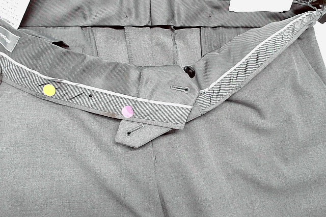 Michael Kors Mens Classic fit Dress Pants 36 / 30 Charcoal Grey Solid Stretch