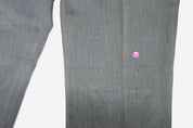 Kenneth Cole Mens Slim fit Dress Pants 34 / 32 Charcoal Grey Solid Stretch