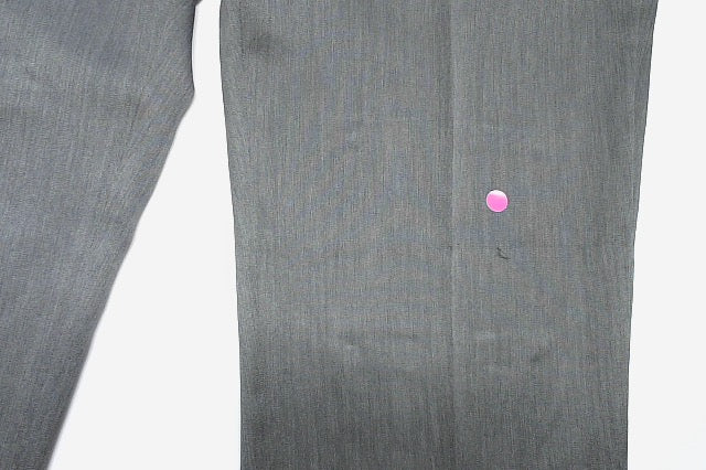 Kenneth Cole Mens Slim fit Dress Pants 34 / 32 Charcoal Grey Solid Stretch