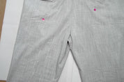 Calvin Klein Mens Slim fit Dress Pants 38 / 32 Light Grey Solid Stretch