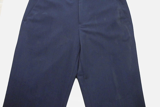 Perry Ellis Mens Modern fit Dress Pants 32 / 32 Navy Blue Solid Stretch