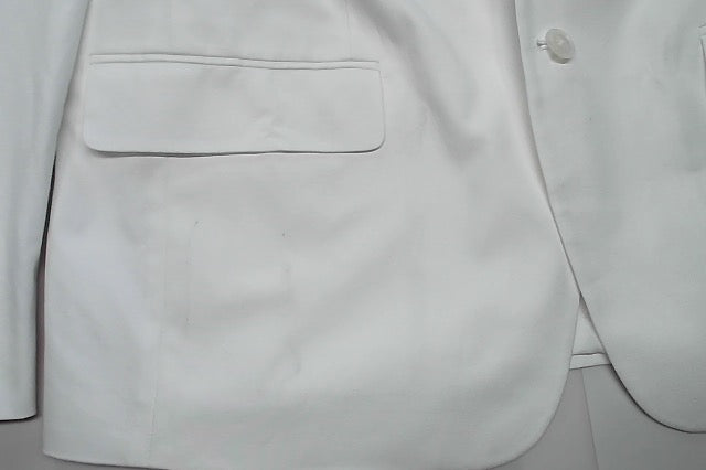 Tommy Hilfiger Mens Modern fit Suit Jacket Blazer 42 S White Solid Stretch