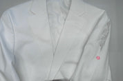 Tommy Hilfiger Mens Modern fit Suit Jacket Blazer 36 R White Solid Stretch
