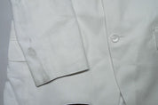 Tommy Hilfiger Mens Modern fit Sport Coat Blazer 40 S White Solid Stretch Linen