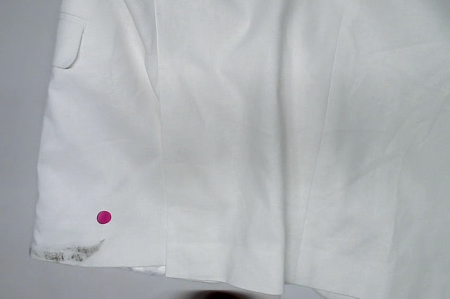Bar Iii Mens Slim fit Suit Jacket Blazer 44 R White Solid Stretch