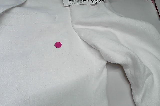 Bar Iii Mens Slim fit Suit Jacket Blazer 40 S White Solid Stretch Linen