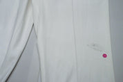 Tayion Mens Classic fit Dress Pants 32 / 32 White Solid Stretch