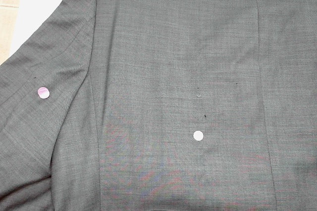 Calvin Klein Mens Slim fit Suit Jacket Blazer 46 L Gun Metal Grey Solid Stretch