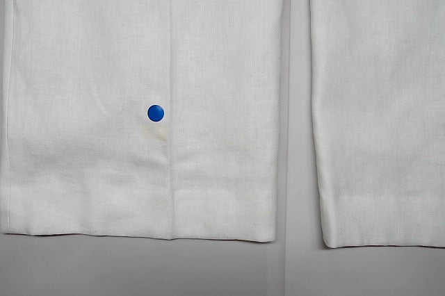 Tayion Mens Classic fit Dress Pants 40 / 30 White Herringbone Stretch