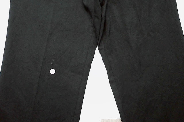 Kenneth Cole Mens Slim fit Dress Pants 30 / 32 Black Solid Stretch