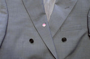 Bar Iii Mens Slim fit Double Breasted Suit Jacket Blazer 36 S Purple Solid