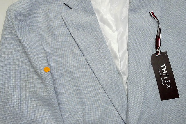 Tommy Hilfiger Mens Modern fit Sport Coat Blazer 42 R Light Blue
