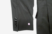 Calvin Klein Mens Slim fit Tuxedo Jacket Blazer 42 R Black Solid Stretch