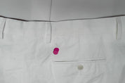 Tommy Hilfiger Mens Modern fit Dress Pants 38 / 32 White Solid Stretch Linen