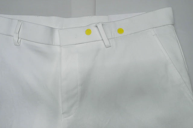 Tommy Hilfiger Mens Modern fit Dress Pants 34 / 32 White Solid Stretch