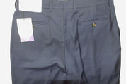 Tayion Mens Classic fit Dress Pants 32 / 32 Navy Blue Solid Stretch