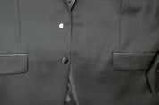 Michael Kors Mens Classic fit Tuxedo Jacket Blazer 42 S Black Solid Stretch