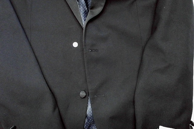 Alfani Mens Slim fit Suit Jacket Blazer 42 R Black Solid Stretch