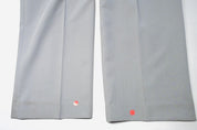 Perry Ellis Mens Modern fit Dress Pants 38 / 32 Light Grey Solid Stretch