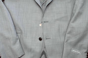 Michael Kors Mens Classic fit Suit Jacket Blazer 44 S Grey Solid Stretch