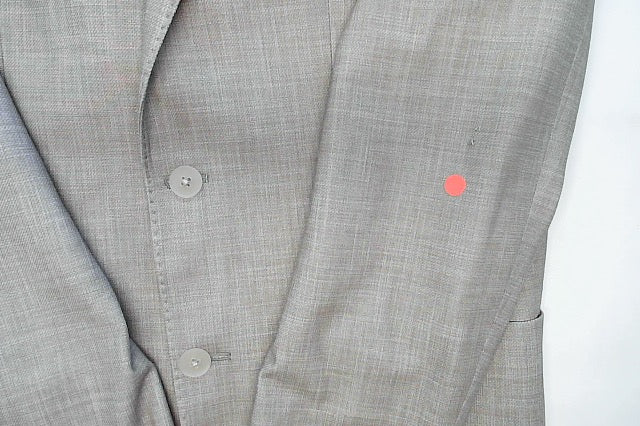 Calvin Klein Mens Slim fit Sport Coat Blazer 40 L Beige Solid Stretch