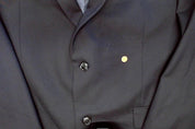 Alfani Mens Slim fit Suit Jacket Blazer 42 R Navy Blue Solid Stretch