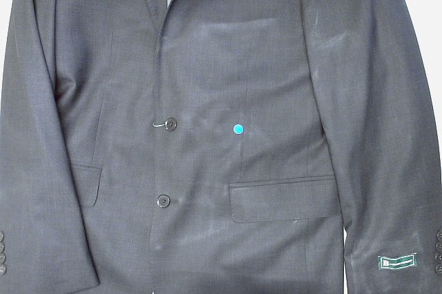 Brooks Brothers Mens Classic fit Suit Jacket Blazer 40 R Dark Grey Solid Stretch