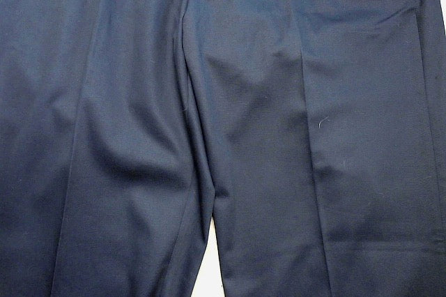 Haggar Mens Classic fit Dress Pants 38 / 34 Navy Blue Solid Stretch