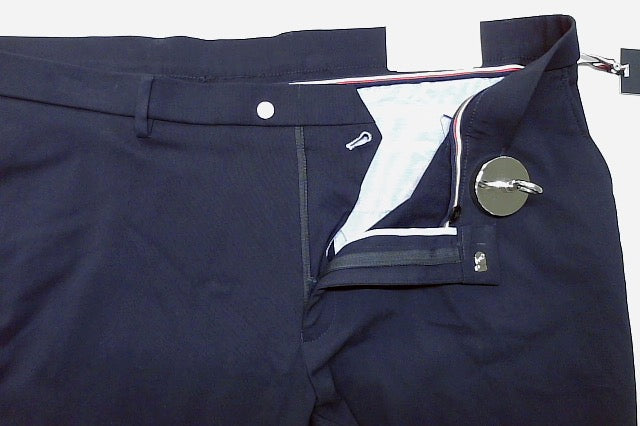 Tommy Hilfiger Mens Modern fit Dress Pants 42 / 30 Navy Blue Solid Stretch