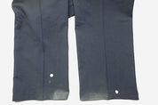 Haggar Mens Classic fit Dress Pants 42 / 32 Navy Blue Solid Stretch
