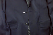 Tommy Hilfiger Mens Modern fit Suit Jacket Blazer 40 R Navy Blue Solid Stretch