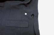 Bar Iii Mens Skinny fit Sport Coat Blazer 34 R Navy Blue Solid Stretch