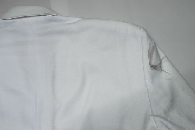 Tayion Mens Classic fit Suit Jacket Blazer 44 S White Solid Stretch