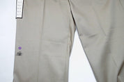 Haggar Mens Classic fit Dress Pants 34 / 32 Beige Solid Stretch