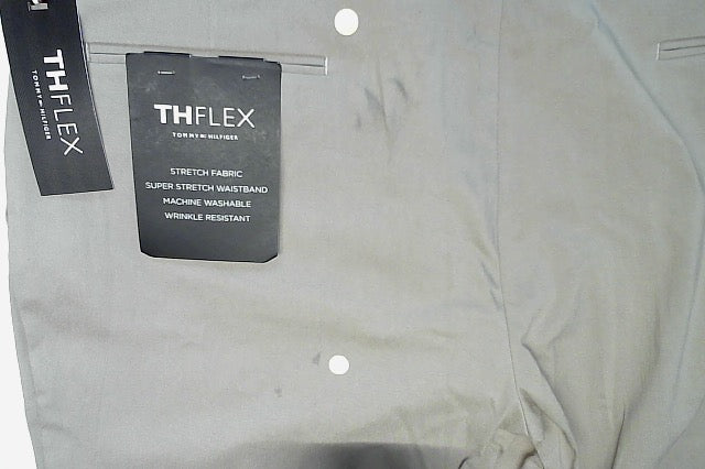 Tommy Hilfiger Mens Modern fit Dress Pants 40 / 30 Beige Solid Stretch