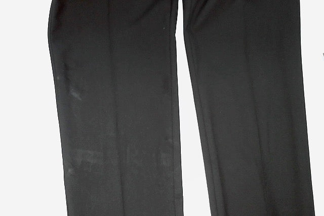 Kenneth Cole Mens Skinny fit Dress Pants 34 / 32 Black Solid Stretch