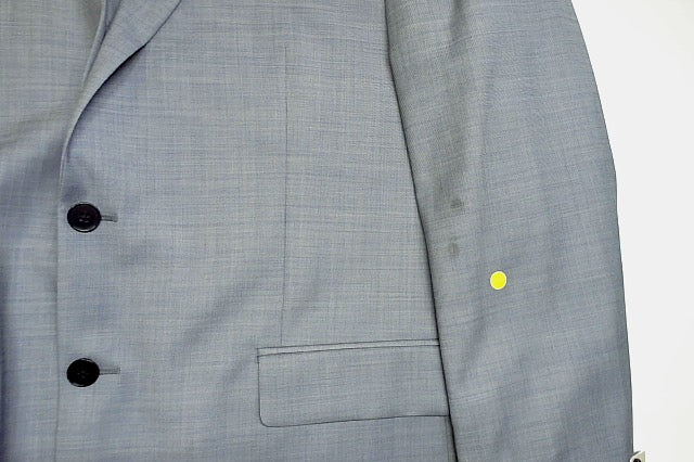 Calvin Klein Mens Slim fit Suit Jacket Blazer 48 R Powder Blue Solid Stretch