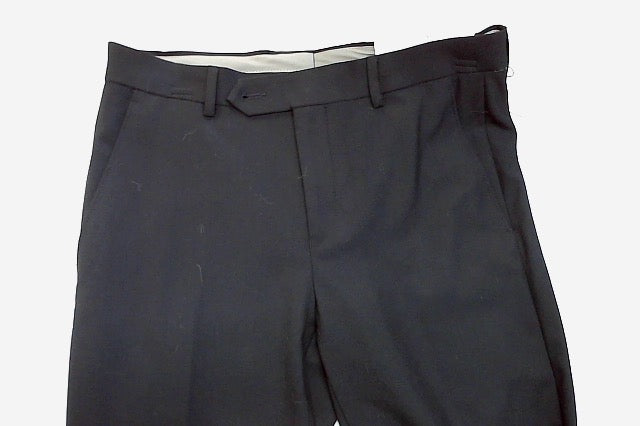 Calvin Klein Mens Skinny fit Dress Pants 29 / 30 Navy Blue Solid Stretch