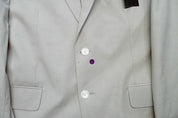 Tommy Hilfiger Mens Modern fit Suit Jacket Blazer 44 S Beige Solid Stretch