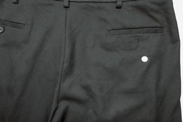 Haggar Men Straight fit Dress Pants 40 / 30 Black Solid Stretch