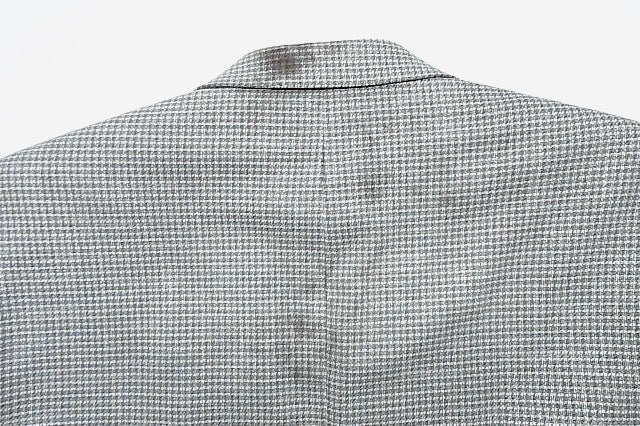 Michael Kors Mens Classic fit Sport Coat Blazer 46 S Light Grey Check Stretch