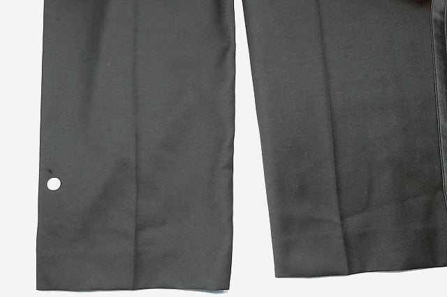 Michael Kors Mens Classic fit Tuxedo Pants 42 / 32 Black Solid Stretch